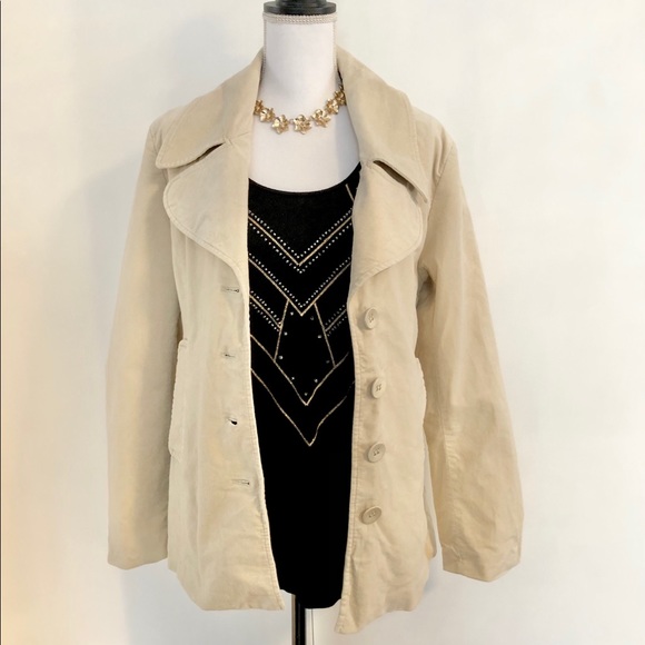 Women’s H&M Twill Jacket Size 8 - Picture 2 of 15